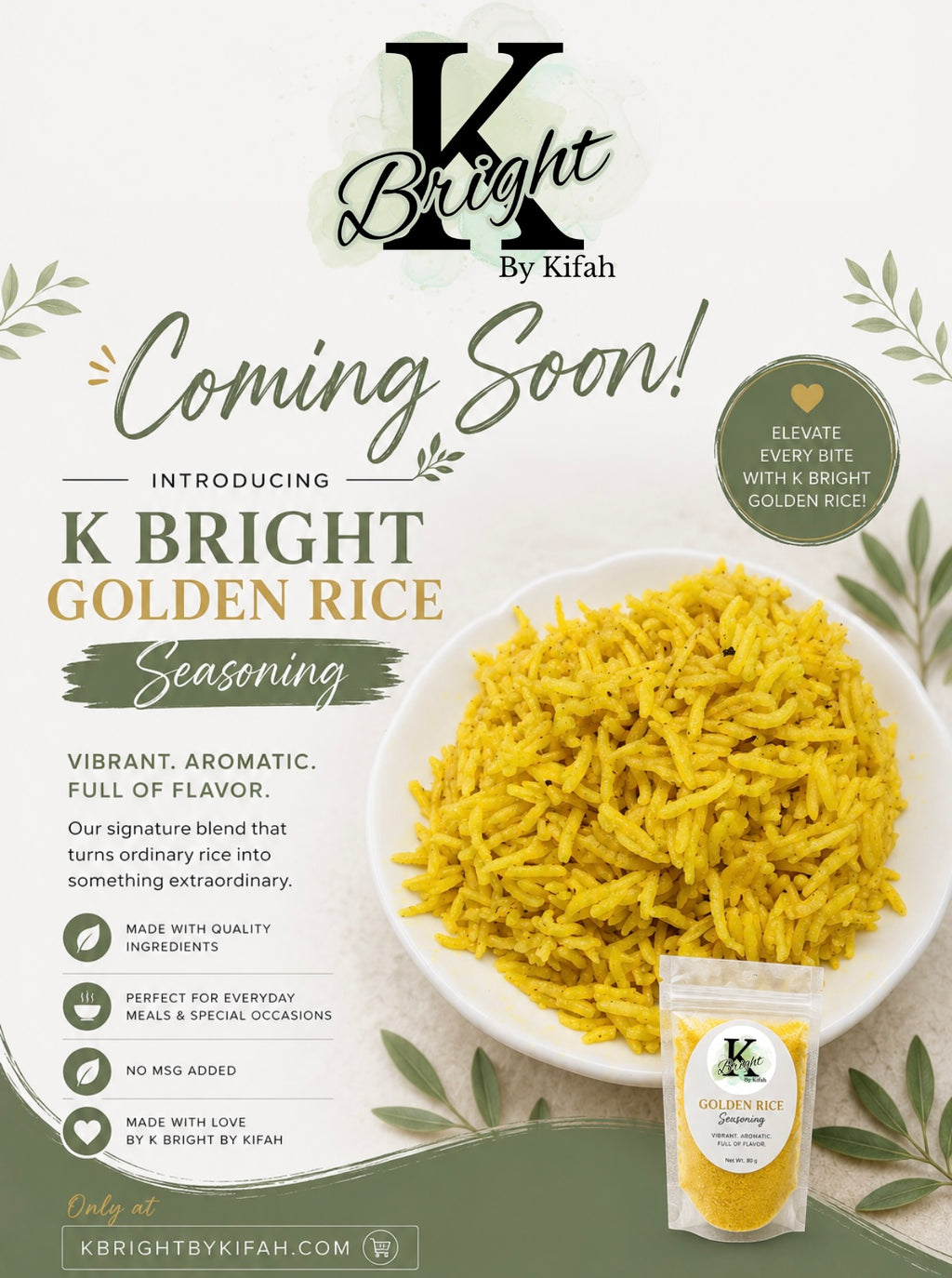 Golden Rice Seasoning