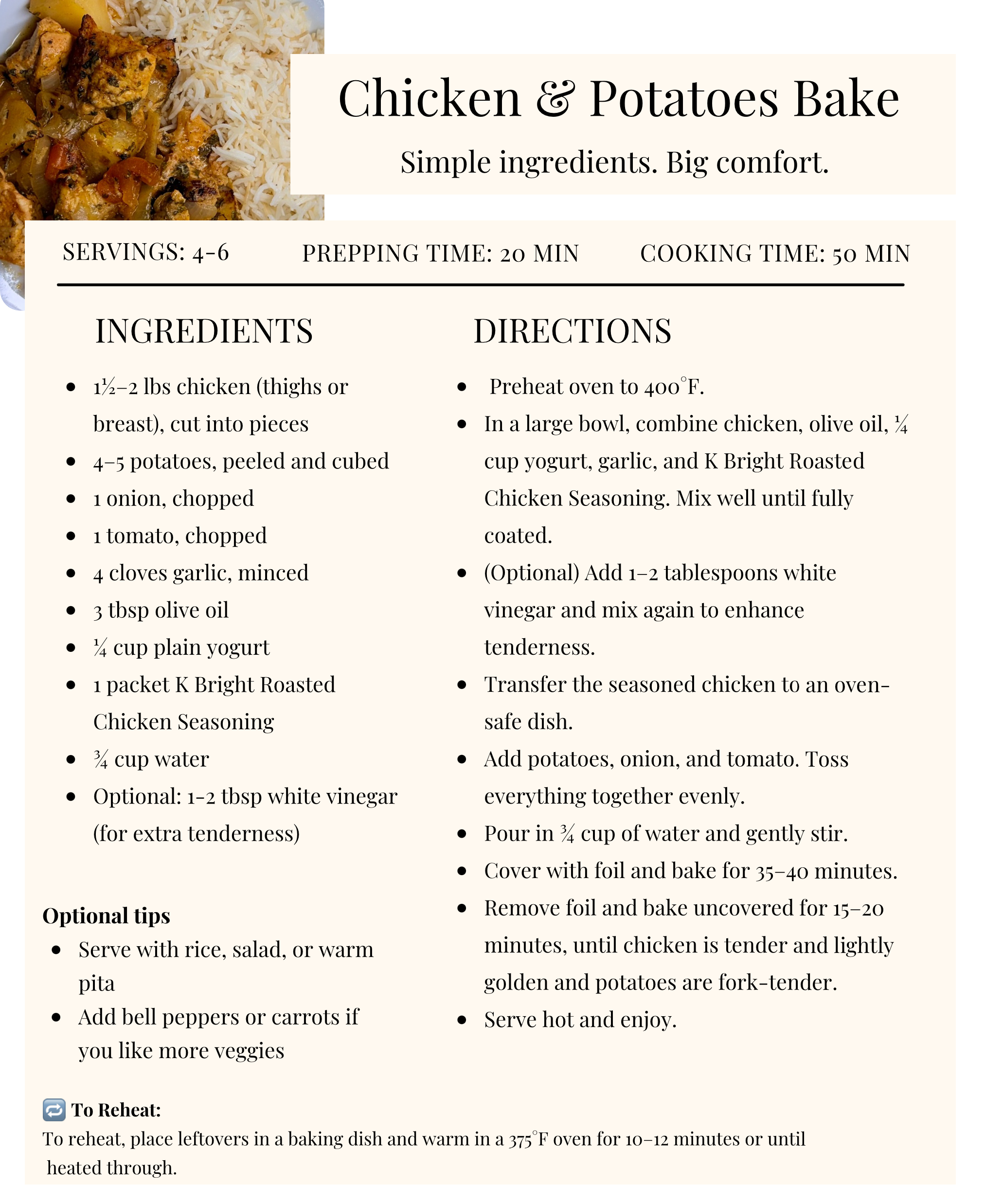K Bright Recipe Collection