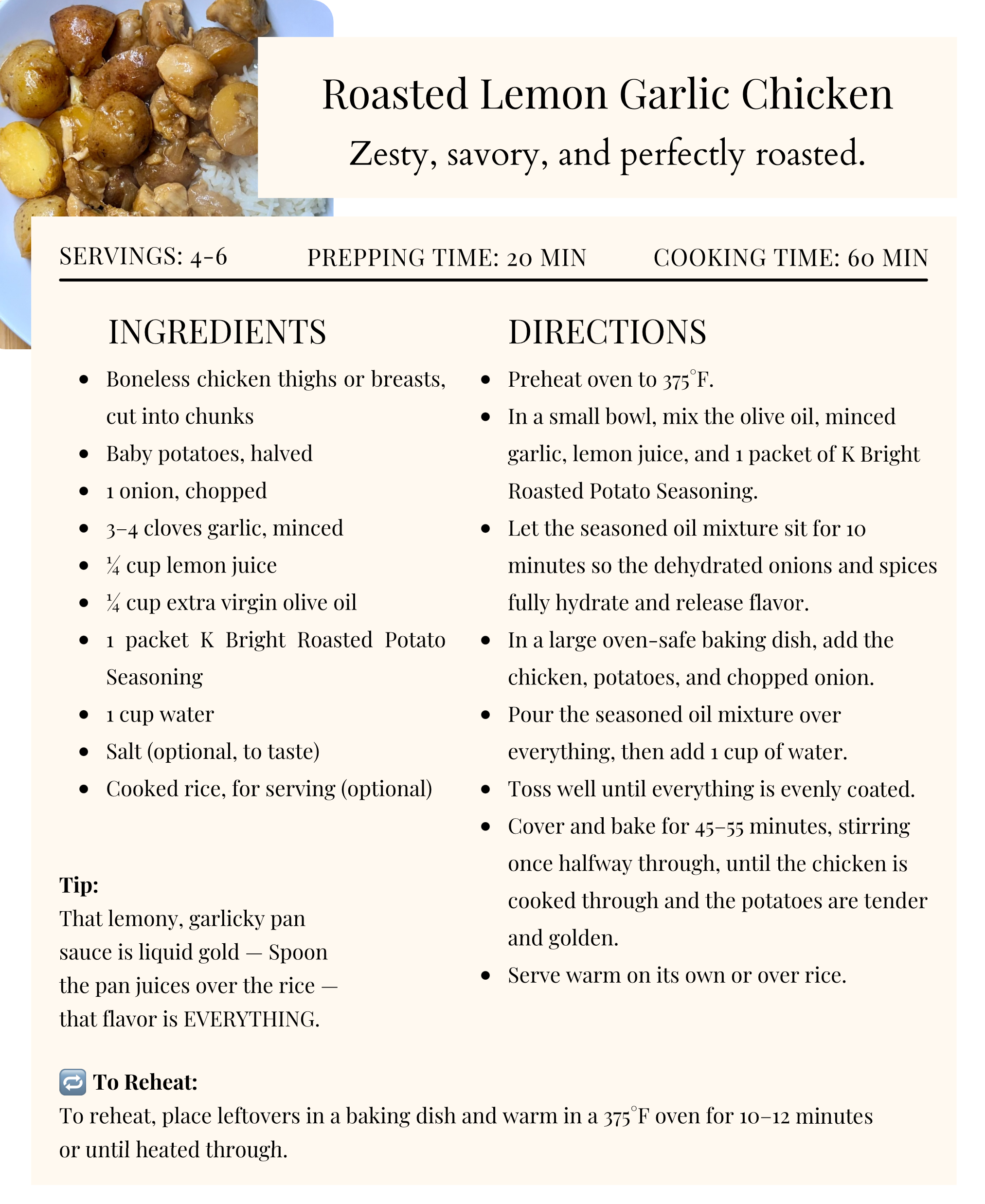 K Bright Recipe Collection